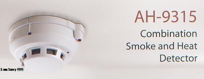 Combination smoke and heat detector AH-9315